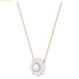  Dây Chuyền Swarovski Idyllia pendant Mixed cuts, Sun, White, Rose gold-tone plated 5451376 