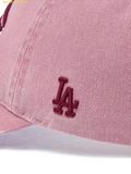  Mũ Lưỡi Trai MLB Vintage Damaged Curve Logo Unstructured Ball Cap LA Dodgers 3ACPV106N-07PKS Pink 