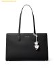 Túi Tote Michael Kors Scarlett Medium Leather Tote Bag Black