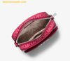  Túi Đeo Chéo Michael Kors Jet Set Travel Medium Signature Logo Crossbody Bag Raspberry 35R4STVC6V 