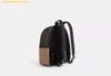  Balo Coach Court Backpack In Blocked Signature Canvas Nâu Logo 