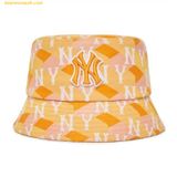  Mũ Bucket MLB Cube Monogram Bucket Hat NY (L.Orange) 3AHTM033N-50ORL 