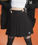  Chân Váy Xếp Ly MLB Women's Basic Pleated Skirt NY (Black) 3FSKB0324-50BKS 
