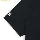  Áo Crop MLB Women's Basic Varsity Crop T-Shirt NY 3FTSV1243-50BKS Đen 