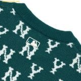  Áo Sweat Len MLB Classic Monogram Overfit Sweater Pullover NY (D.Green) 3AKPM0126-50GND 