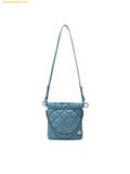  Túi Đeo Chéo MLB Basic Quilted PU Mini Bucket Crossbody Bag LA Dodgers L.Light Blue 3ACRBQ16N-07LBS 