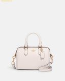  Túi Trống Đeo Chéo Coach Mini Rowan Crossbody Bag Màu Trắng CW329 
