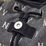  Balo MLB Denim Backpack Monogram Series New York Yankees 3ABKM065N-50CGS 