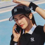 Mũ Đội Nửa Đầu MLB Athleisure Sun Cap New York Yankees Black ASC00333-50BKS 