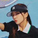  Mũ Nữa Đầu MLB Athleisure Sun Cap New York Yankees Black 3ASC00333-50BKS 