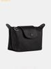  Túi Longchamp Le Pliage Xtra Pouch Turtledove - Leather Màu Đen Noir 