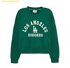  Áo Sweat MLB Women's Varsity Crop Man-to-Man LA (Green) 3FMTV0234-07GNS 