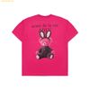 Áo Phông ADLV Rabbit Bear Doll Logo Hồng