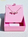  Dây Chuyền Swarovski Constella necklace Crystal pearl, Round cuts, White, Rose gold-tone plated 5729504 