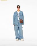  Túi Đeo Chéo Marc Jacobs The Leather Mini Bucket Bag 2S3HCR058H03 Nâu 