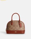  Túi Xách Coach Sabrina Satchel Bag In Signature Canvas 