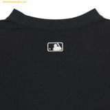  Áo Phông MLB Varsity Logo Overfit Short Sleeve T-Shirt NY 3ATSV0633-50BKS Đen 