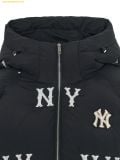  Áo Khoác Phao MLB Women's Megagram Embroidered Tube Hooded Crop Padded NY (Black) 3FDJG1046-50BKS 