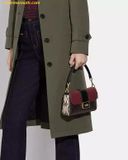  Túi Đeo Vai Coach Mini Grace Crossbody In Signature Canvas CC033 Brown Black Multi 