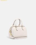  Túi Trống Đeo Chéo Coach Mini Rowan Crossbody Bag Màu Trắng CW329 