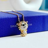  Dây Chuyền, Vòng Cổ Swarovski Zodiac Tiger pendant Tiger, Yellow, Gold-tone Plated 5620291 