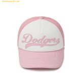  Mũ Lưới MLB Varsity Basics Colsive Lettering Color Block Mesh Cap LA (L.Pink) 3AMC00343-07PKL Hồng 