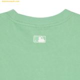  Áo Crop MLB Basic Small Logo Crop Short Sleeve T-shirt NY (Mg.Green) 