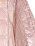  Áo Khoác Phao MLB Women's Crop Metallic Glossy Curved Padded NY (Mg.Pink) 3FDJB2346-50PKM Hồng 