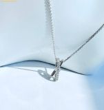  Dây Chuyền Swarovski Hyperbola pendant Mixed cuts, Twist, White, Rhodium plated 5689723 