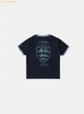  Áo Bad Blood Mystic Shield Print Ringer T-Shirt - Navy w-tee25-098 