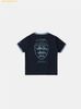  Áo Bad Blood Mystic Shield Print Ringer T-Shirt - Navy w-tee25-098 