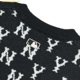  Áo Sweater Len MLB Classic Monogram Overfit Sweater Pullover NY (Black) 3AKPM0126-50BKS Đen 
