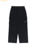 Quần Dài Túi Hộp MLB Basic Coopers Logo Cargo Wide Pants NY (Đen) 3APTB1444-50BKS