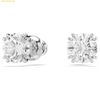  Bông Tai, Khuyên Tai Swarovski Stilla stud earrings Round cut, White, Rhodium plated 5636712 
