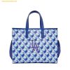 Túi Tote Vuông MLB Cube Monogram Medium Tote Bag LA Dodgers Blue