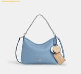  Túi Đeo Vai Coach Laurel Shoulder Bag With Mirror Charm And Pouch CBI94 Xanh 