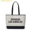Túi Tote MLB Varsity Jacquard LA Dodgers 3AORL104N-07CRM Màu Trắng Kem