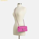  Túi Xách Coach Tabby 20 Quilted Chain Shoulder Bag - Tím nhạt 