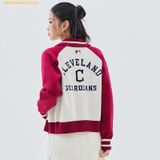 Áo Khoác Cardigan MLB Varsity Cleveland Guardians 3FKCV0134-45WIS Màu Đỏ 
