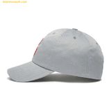  Mũ lưỡi trai MLB Heart Cotton Unstructured Ball Cap B - 3ACP0091N-43GRS - Xám 