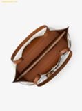  Túi Tote Michael Kors Emilia Large Logo Tote Bag 35S1GU5T7B Trắng Logo 