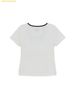  Áo Ôm MLB Women's Basic Square Neck Slim Fit Short Sleeve T-Shirt New York Yankees White 