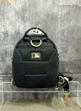  Balo Mini MLB Monogram Nylon Jacquard Mini Backpack Boston Red Sox 7ABKM75N-50BKS Màu Đen 