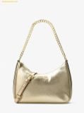  Túi Đeo Chéo Michael Kors Large Jet Set Travel crossbody bag with metallic finish convertible Pale Gold 35S6GTVC3M 