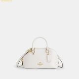  Túi Đeo Chéo Coach Lara Mini Satchel Bag Chalk CEA01 