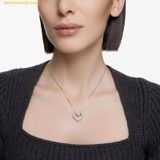  Dây Chuyền Swarovski Una Pendant Heart, Small, White, Rhodium Plated 5625533 
