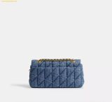  Túi Đeo Vai Coach Tabby Shoulder Bag 26 With Quilting CR704 Indigo 