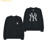  Áo Sweat MLB Classic Monogram Gradient Big Luxe Overfit Man-to-Man NY (Black) 3AMTM0234-50BKS 