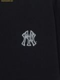  Áo Phông MLB Basic Back Street Logo Oversized Short Sleeve T-shirt New York Yankees 3ATSB0863-50BKS Black 