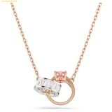  Dây Chuyền, Vòng Cổ Swarovski Connexus pendant Mixed cuts, Heart, White, Mixed metal finish 5690036 